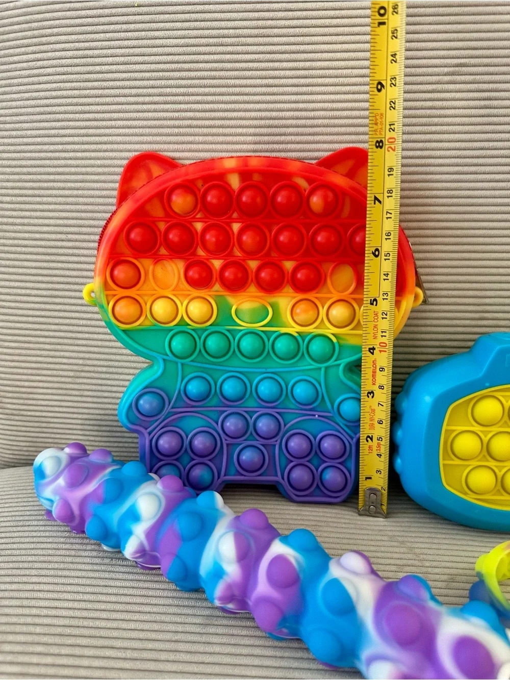 Assortment of popular POP-IT silicone fidget toys (4 in bundle)